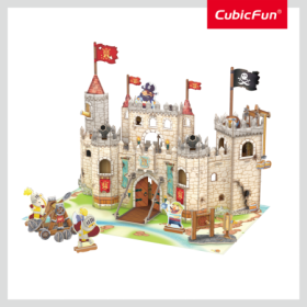 Cubic Fun - Puzzle 3D Castelul Piratilor 183 Piese Cubic Fun - 1